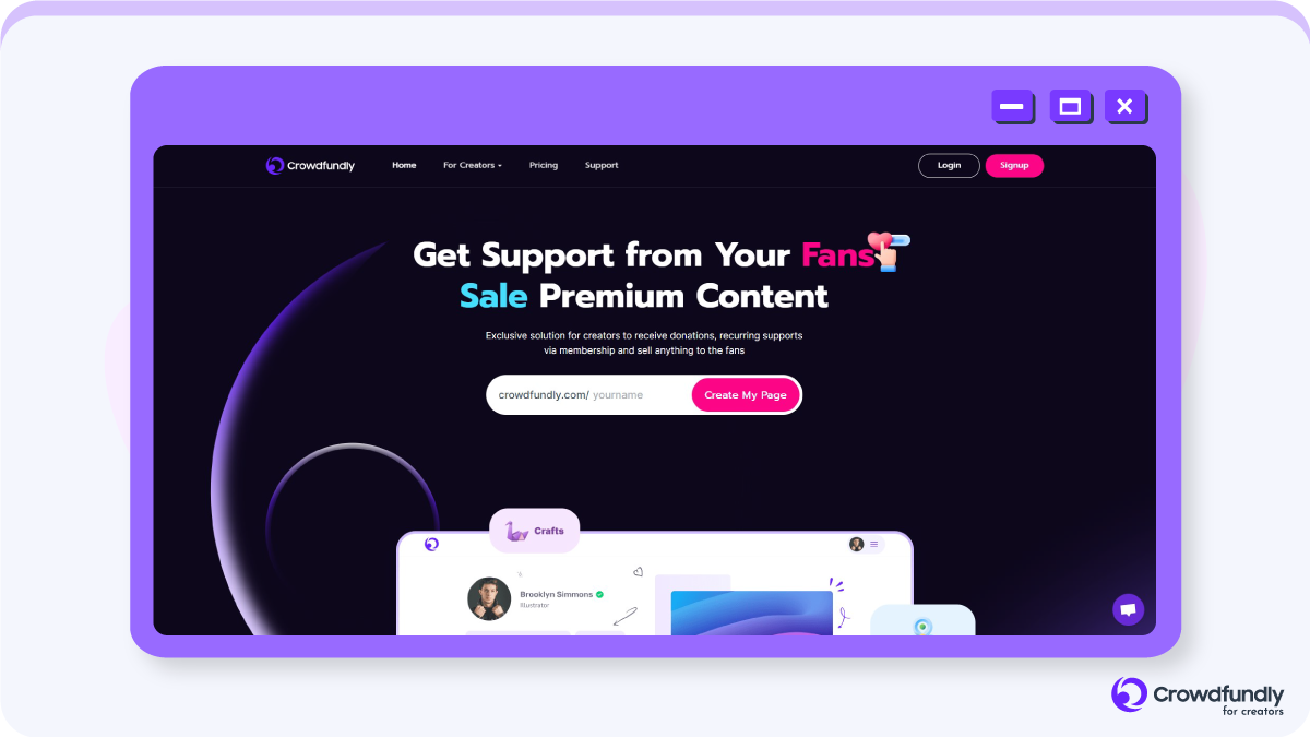 Subscription Platforms For Online Content Creators - Crowdfundly