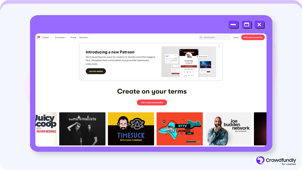 Subscription Platforms For Online Content Creators - Patreon