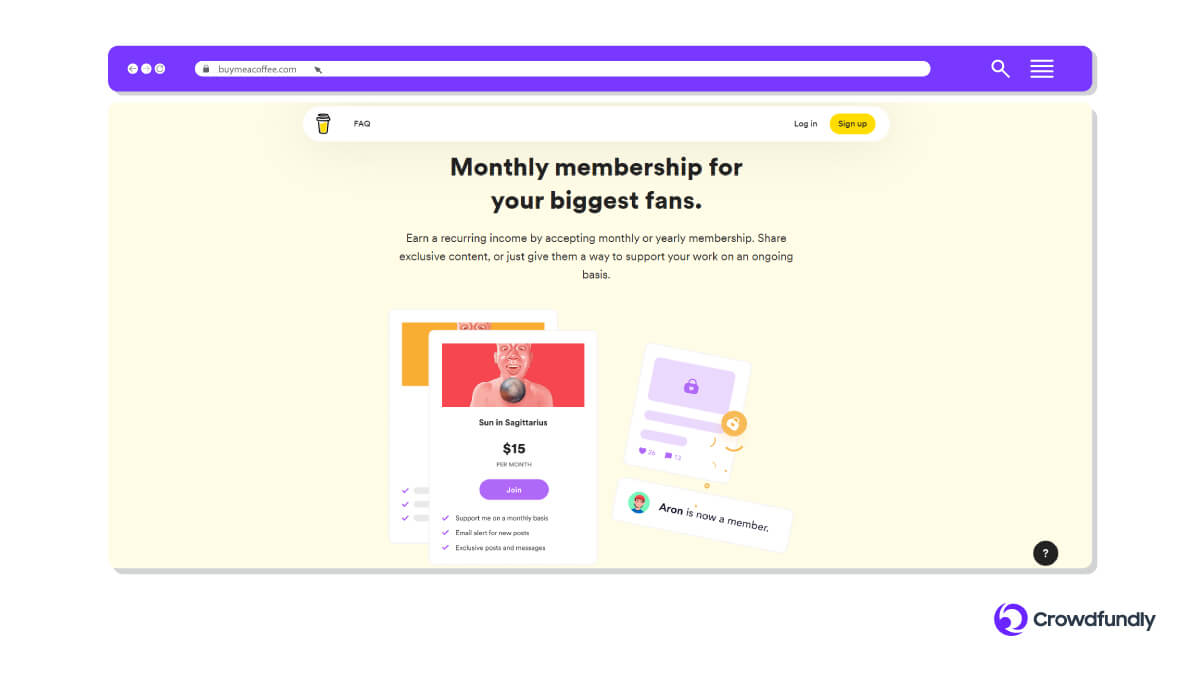 Best Crowdfunding Platforms For Artists To Raise Funds - Buy Me A Coffee